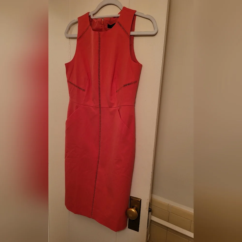 J.Crew dress linen orange size 4nwt - Picture 2 of 16